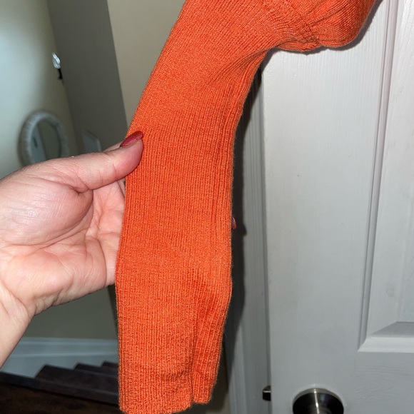 KRISTENSEN DU NORD ORANGE CASHMERE SWEATER SZ 1/US 4 - Picture 2 of 8